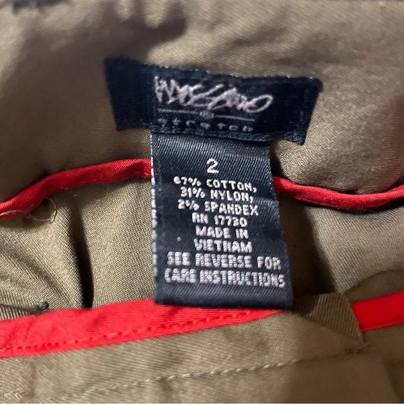 3/$30 MOSSIMO TARGET KHAKI ARMY GREEN MINI SKIRT STRIPE BELT UTILITY CARGO - Picture 10 of 10